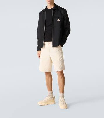 Tricolor cotton-blend jersey T-shirt | Moncler
