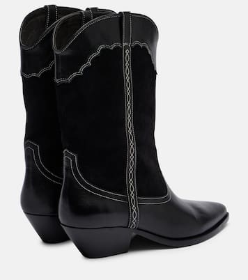 Westernstiefel Duerte 40 aus Leder und Veloursleder | Isabel Marant