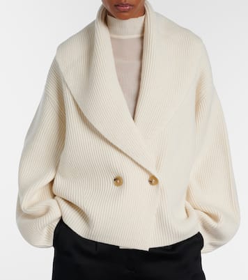 Ribbed-knit wool-blend cardigan | Toteme