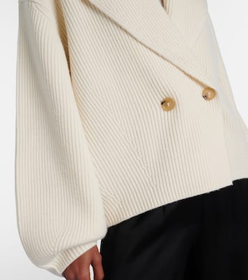 Ribbed-knit wool-blend cardigan | Toteme