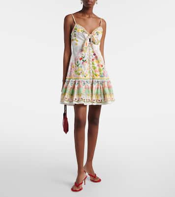 Bedrucktes Minikleid aus Baumwolle | Camilla