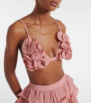 Ruffled bra top | Adriana Degreas