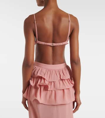 Ruffled bra top | Adriana Degreas