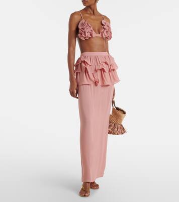 Ruffled bra top | Adriana Degreas