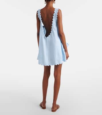 Besticktes Minikleid aus Baumwolle | Juliet Dunn