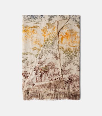 Sollievo printed linen tablecloth | The House of Lyria