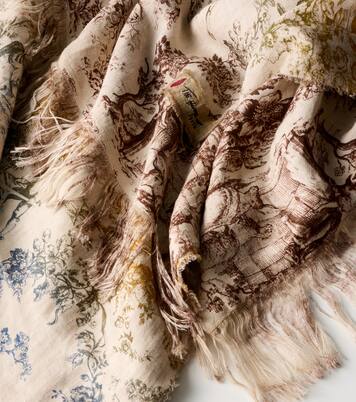 Sollievo printed linen tablecloth | The House of Lyria