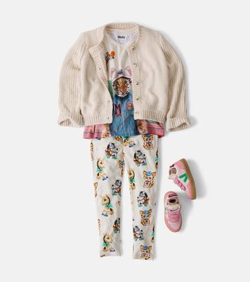 Niki printed cotton-blend leggings | Molo