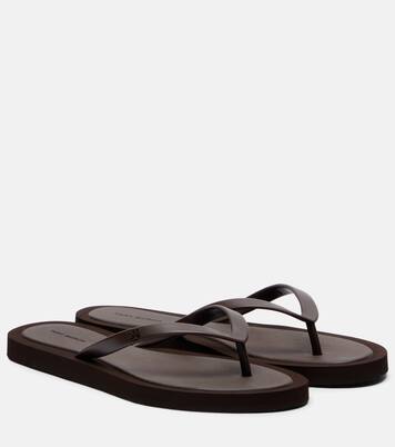 Kira T Monogram thong sandals | Tory Burch