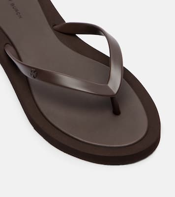 Kira T Monogram thong sandals | Tory Burch