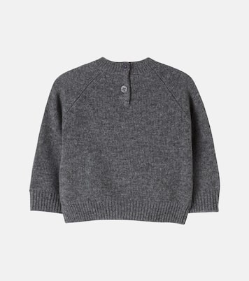 Baby embroidered virgin wool sweater | Il Gufo