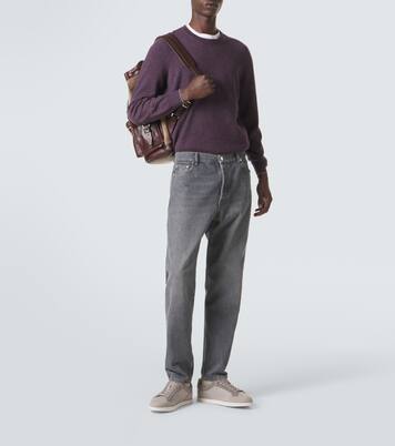 Mid-rise straight jeans | Brunello Cucinelli