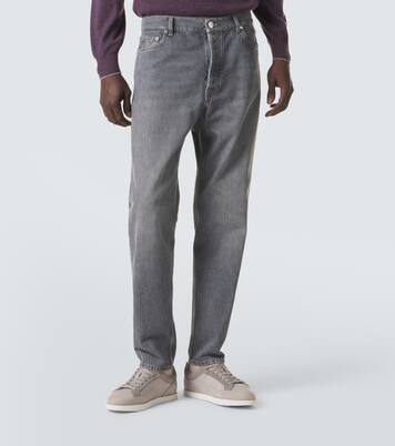 Mid-rise straight jeans | Brunello Cucinelli
