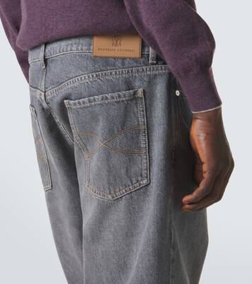 Mid-rise straight jeans | Brunello Cucinelli