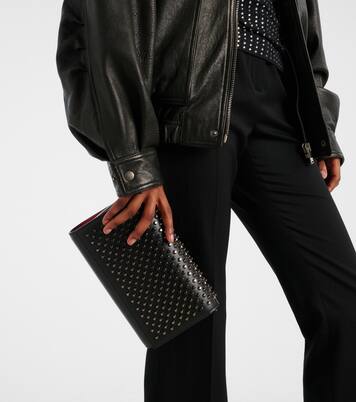 Verzierte Clutch Paloma aus Leder | Christian Louboutin
