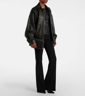 Verzierte Clutch Paloma aus Leder | Christian Louboutin