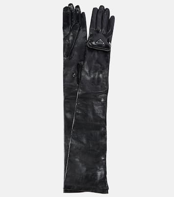 Leather gloves | Prada