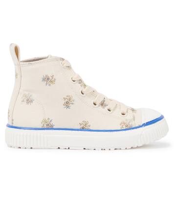 Angelica canvas high-top sneakers | Bonpoint