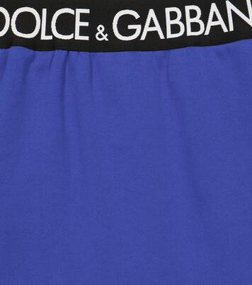 Jupe en coton à logo | Dolce&Gabbana Kids