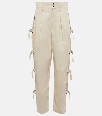 High-Rise-Hose Keowina aus Baumwolle | Marant Etoile