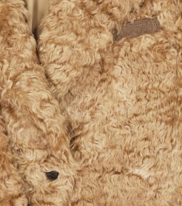 Mohair-blend coat | Brunello Cucinelli Kids