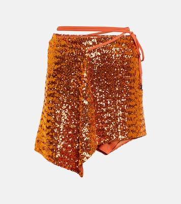 Minifalda con cintura cruzada | The Attico