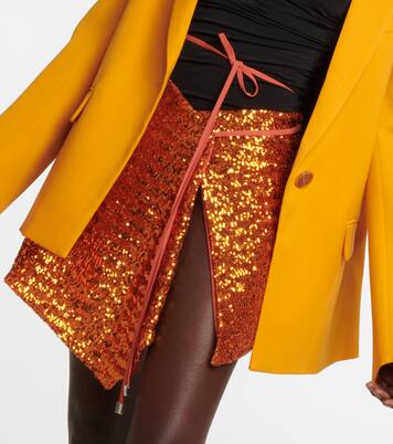 Minifalda con cintura cruzada | The Attico