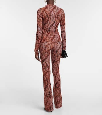 Bedrucktes Top aus Jersey | KNWLS