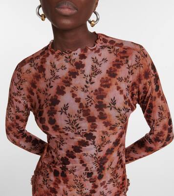 Bedrucktes Top aus Jersey | KNWLS