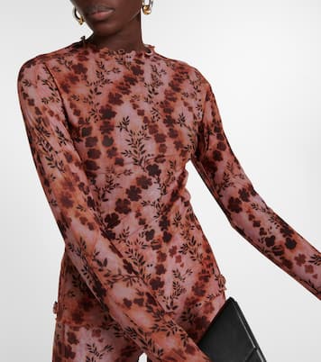 Bedrucktes Top aus Jersey | KNWLS