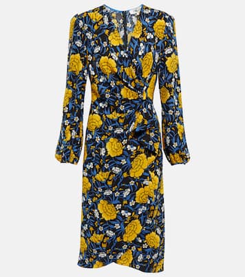 Robe midi à fleurs | Diane von Furstenberg