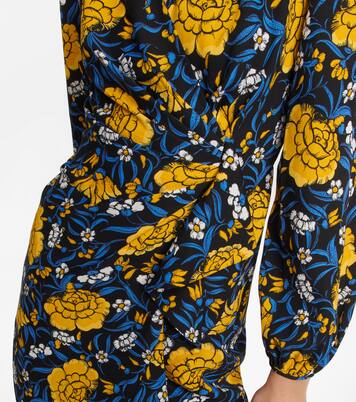 Robe midi à fleurs | Diane von Furstenberg