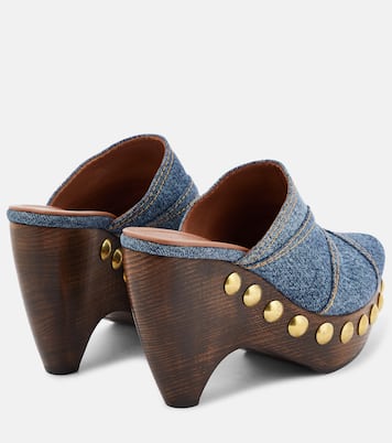 Clogs Le Sabot aus Denim | Alaïa
