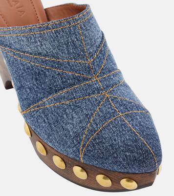 Clogs Le Sabot aus Denim | Alaïa