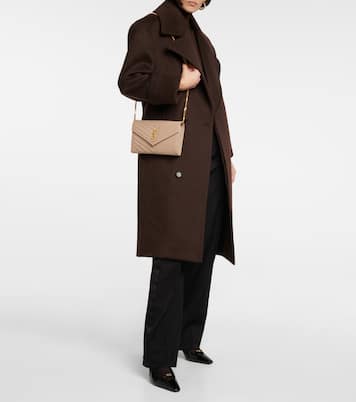 Cassandre matelassé leather wallet on chain | Saint Laurent