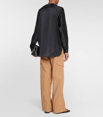Silk satin blouse | Vince