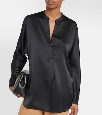 Silk satin blouse | Vince