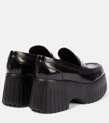 Plateau-Loafers H-Stripes aus Leder | Hogan
