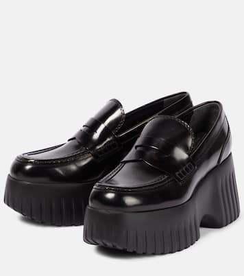 Plateau-Loafers H-Stripes aus Leder | Hogan