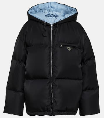 Veste doudoune en Re-Nylon à logo | Prada