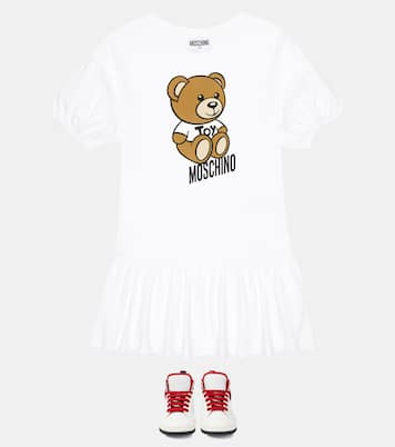 Leather high-top sneakers | Moschino Kids