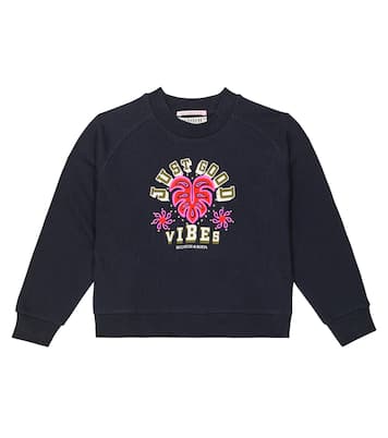 Embroidered cotton jersey sweatshirt | Scotch & Soda Kids
