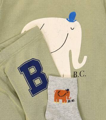 Baby - Body, leggings e calzini The Elephant in misto cotone | Bobo Choses
