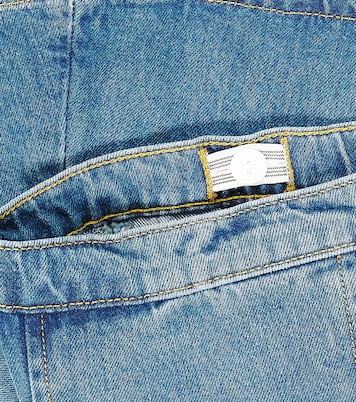 Cerena pleated denim skirt | Bonpoint