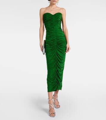 Robe midi bustier Aveline | Costarellos