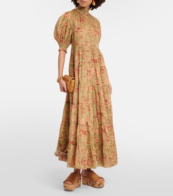 Plateau-Pantoletten Liana 70 aus Veloursleder | See By Chloé