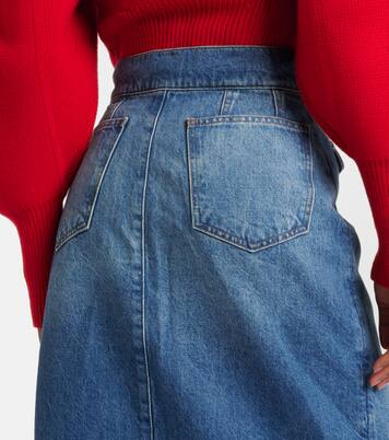 High-Rise-Jeansrock The Vent Front | Frame