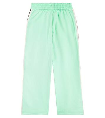 Logo striped sweatpants | Palm Angels Kids