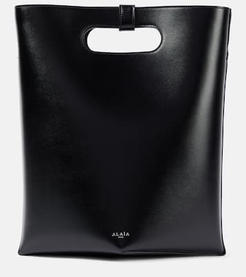 Folded leather tote bag | Alaïa