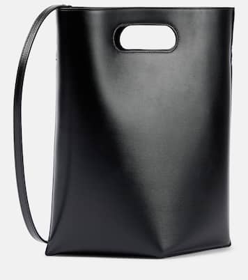 Folded leather tote bag | Alaïa